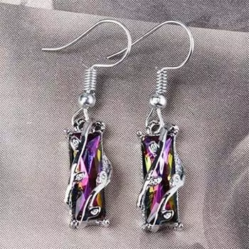 Женские серьги-капли с топазом, подарочные украшения, великолепные, мистические, изысканные, красивые 3.5*0.8cm