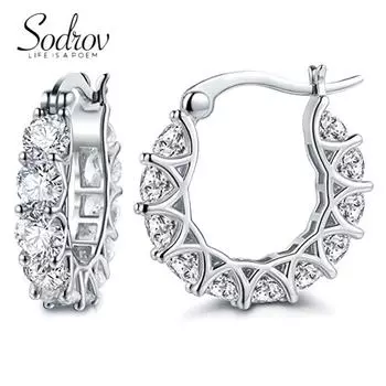 Женские серьги-кольца серебристого и золотого цвета с кубическим цирконием, стильные аксессуары для девочек, ювелирные изделия золотой