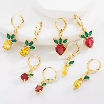 Женские серьги-кольца в богемном стиле О-образной формы, креативные рисовые бусины, преувеличенные аксессуары, серьги OneSize