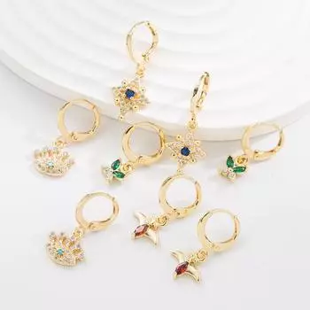 Женские серьги-кольца в богемном стиле О-образной формы, креативные рисовые бусины, преувеличенные аксессуары, серьги OneSize красный