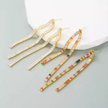 Женские серьги-кольца в богемном стиле О-образной формы, креативные рисовые бусины, преувеличенные аксессуары, серьги OneSize белый