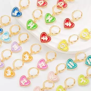 Женские серьги-кольца в богемном стиле О-образной формы, креативные рисовые бусины, преувеличенные аксессуары, серьги OneSize зелёный