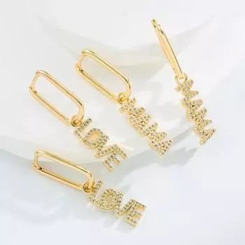 Женские серьги-кольца в богемном стиле О-образной формы, креативные рисовые бусины, преувеличенные аксессуары, серьги OneSize