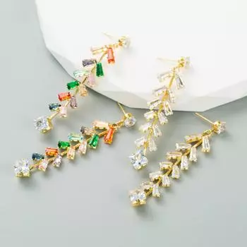 Женские серьги-кольца в богемном стиле О-образной формы, креативные рисовые бусины, преувеличенные аксессуары, серьги OneSize белый