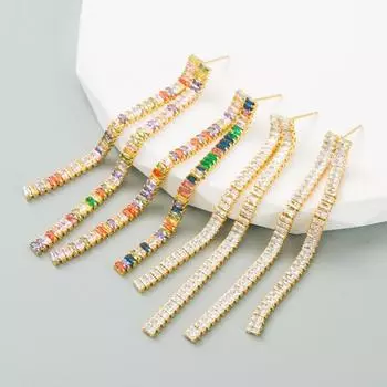 Женские серьги-кольца в богемном стиле О-образной формы, креативные рисовые бусины, преувеличенные аксессуары, серьги OneSize белый