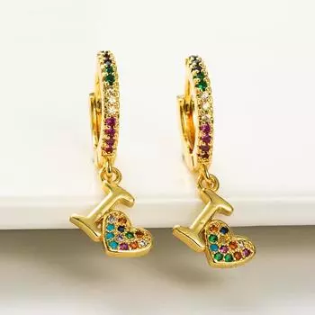 Женские серьги-кольца в богемном стиле О-образной формы, креативные рисовые бусины, преувеличенные аксессуары, серьги OneSize зелёный