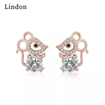 Женские серьги Lindon из медного сплава с цирконием, серьги-капли для женщин, подарки для свадебной вечеринки