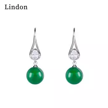 Женские серьги Lindon из медного сплава с цирконием, серьги-капли для женщин, подарки для свадебной вечеринки