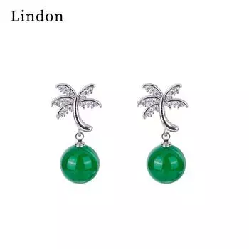 Женские серьги Lindon из медного сплава с цирконием, серьги-капли для женщин, подарки для свадебной вечеринки