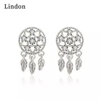 Женские серьги Lindon из медного сплава с цирконием, серьги-капли для женщин, подарки для свадебной вечеринки