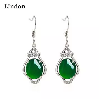 Женские серьги Lindon из медного сплава с цирконием, серьги-капли для женщин, подарки для свадебной вечеринки