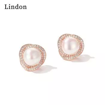 Женские серьги Lindon из медного сплава с цирконием, серьги-капли для женщин, подарки для свадебной вечеринки