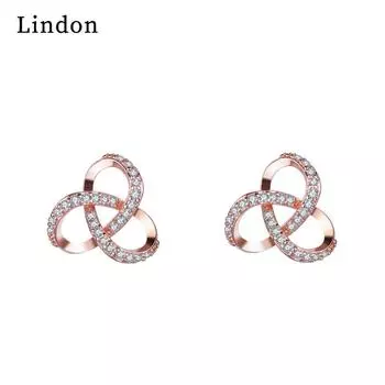 Женские серьги Lindon из медного сплава с цирконием, серьги-капли для женщин, подарки для свадебной вечеринки