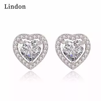 Женские серьги Lindon из медного сплава с цирконием, серьги-капли для женщин, подарки для свадебной вечеринки