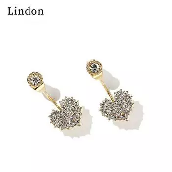 Женские серьги Lindon из медного сплава с цирконием, серьги-капли для женщин, подарки для свадебной вечеринки