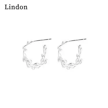 Женские серьги Lindon из медного сплава с цирконием, серьги-капли для женщин, подарки для свадебной вечеринки серебряный