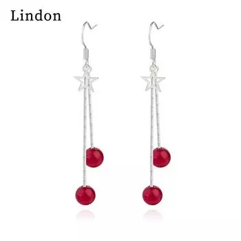 Женские серьги Lindon из медного сплава с цирконием, серьги-капли для женщин, подарки для свадебной вечеринки