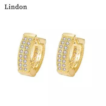 Женские серьги Lindon из медного сплава с цирконием, серьги-капли для женщин, подарки для свадебной вечеринки