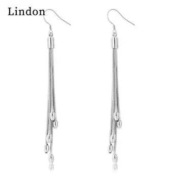 Женские серьги Lindon из медного сплава с цирконием, серьги-подарок на свадьбу, серьги-подвески