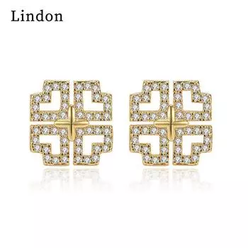 Женские серьги Lindon из медного сплава с цирконием, серьги-капли для женщин, подарки для свадебной вечеринки