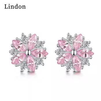 Женские серьги Lindon из медного сплава с цирконием, серьги-капли для женщин, подарки для свадебной вечеринки