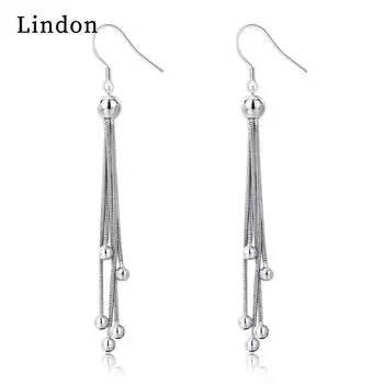 Женские серьги Lindon из медного сплава с цирконием, серьги-подарок на свадьбу, серьги-подвески