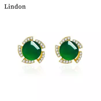 Женские серьги Lindon из медного сплава с цирконием, серьги-капли для женщин, подарки для свадебной вечеринки