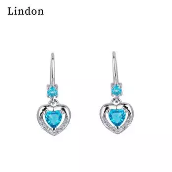 Женские серьги Lindon из медного сплава с цирконием, серьги-капли для женщин, подарки для свадебной вечеринки