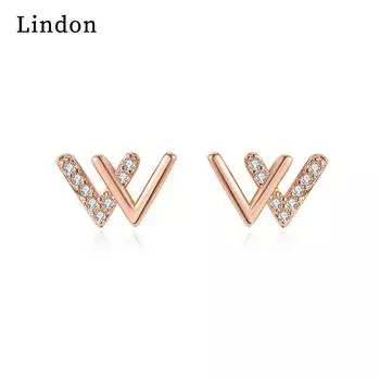 Женские серьги Lindon из медного сплава с цирконием, серьги-капли для женщин, подарки для свадебной вечеринки