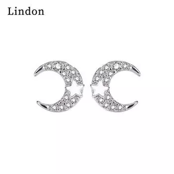 Женские серьги Lindon из медного сплава с цирконием, серьги-капли для женщин, подарки для свадебной вечеринки