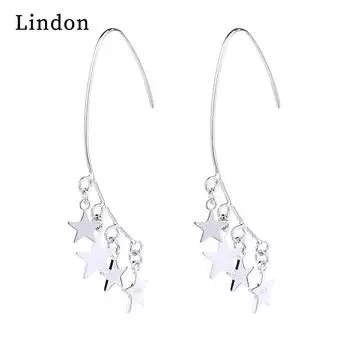 Женские серьги Lindon с цирконом из медного сплава в подарок