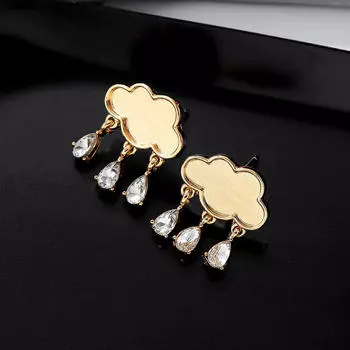 Женские серьги-облака Raindrop универсальные модные уникальные подвески