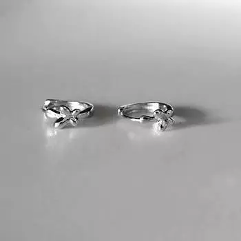 Женские серьги-пряжки в форме бабочки, простые, нишевые, с круглым чувством, модные, темпераментные серьги