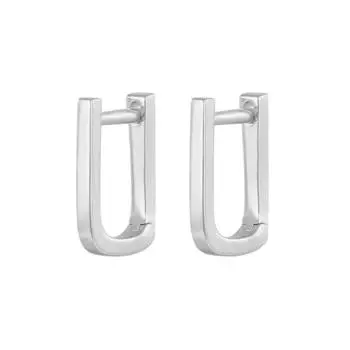 Женские серьги с гладкой поверхностью, серьги-гвоздики из стерлингового серебра 925 пробы, 2022, Pendientes Plata, свадебный подарок, ювелирные изделия