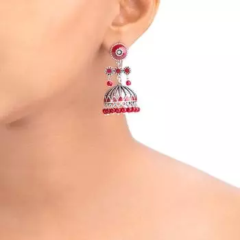 Женские серьги с розовыми бусинами Rangabati, украшения