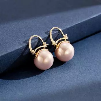 Женские серьги с жемчужными бусинами, новые модные атмосферные серьги 2021 года с темпераментом белый