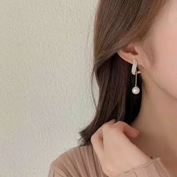 Женские серьги Серьги-кисточки в стиле ретро Два способа ношения Простые аксессуары 4*2.9cm