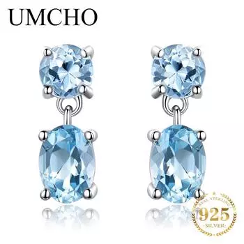 Женские серьги UMCHO Drop из стерлингового серебра 925 пробы