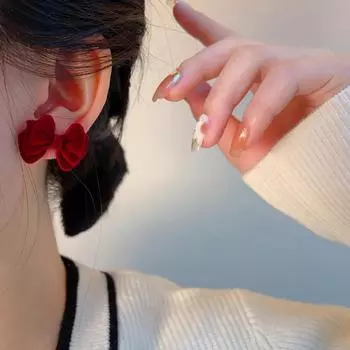 Женские серебряные игольчатые флокированные серьги в китайском стиле, элегантные геометрические серьги для девочек, ювелирные изделия