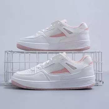 Женские сетчатые дышащие ультратонкие кроссовки, новые модные повседневные туфли Ins Style, модные белые туфли для женщин 35