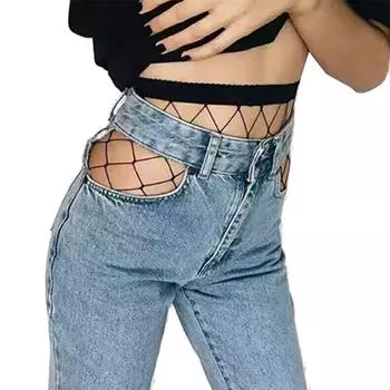 Женские сетчатые колготки Шелковые чулки Ультратонкие двухсторонние сетчатые чулки Колготки Колготки Big Mesh