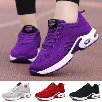Женские сетчатые кроссовки, дышащие спортивные кроссовки на воздушной подушке