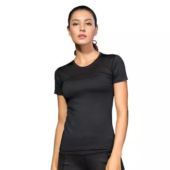 Женские сетчатые швы, плотные, эластичные, впитывающие и быстросохнущие, для фитнеса, йоги, с короткими рукавами