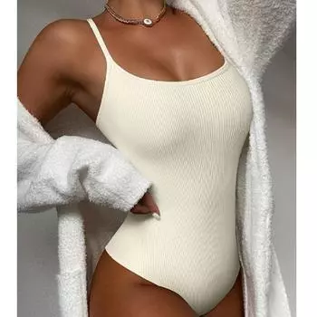 Женские сексуальные боди с ремешком, однотонные колготки, комбинезоны, одежда для йоги S чёрный