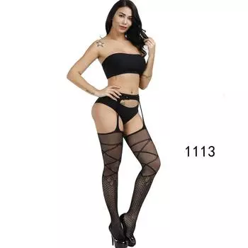 Женские сексуальные кружевные колготки с подвязками, черные шелковые чулки, колготки с подтяжками, кружевные прозрачные чулки