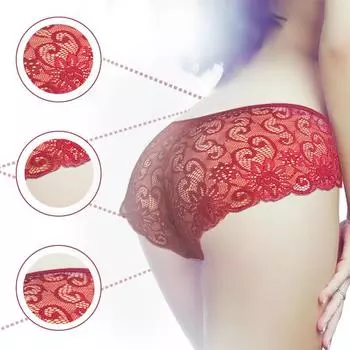 Женские кружевные трусы L