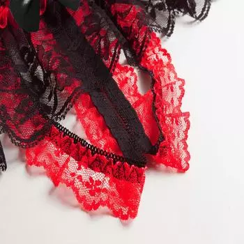 Женские сексуальные кружевные трусики с высокой промежностью, прозрачные трусы с цветочным принтом, нижнее белье