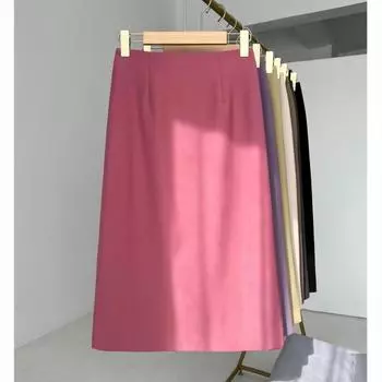 Женские сексуальные облегающие юбки, офисная юбка-карандаш из эластичного материала премиум-класса, юбка с высокой талией длиной ниже колена, классические и элегантные деловые повседневные наряды M