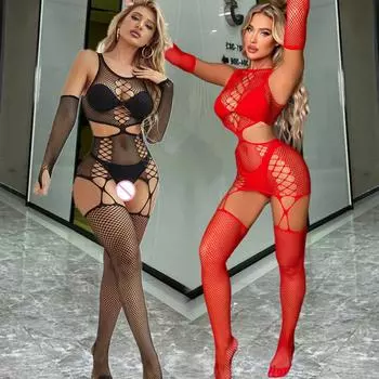 Женские сексуальные сетчатые боди с вырезами, колготки, нижнее белье, женские полные боди, эротические сетчатые костюмы, ночное белье, комплект нижнего белья XXS