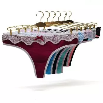 Женские сексуальные стринги, хлопковые стринги, женское нижнее белье, нижнее белье, женские трусики с Т-образной спинкой, 6 шт. M